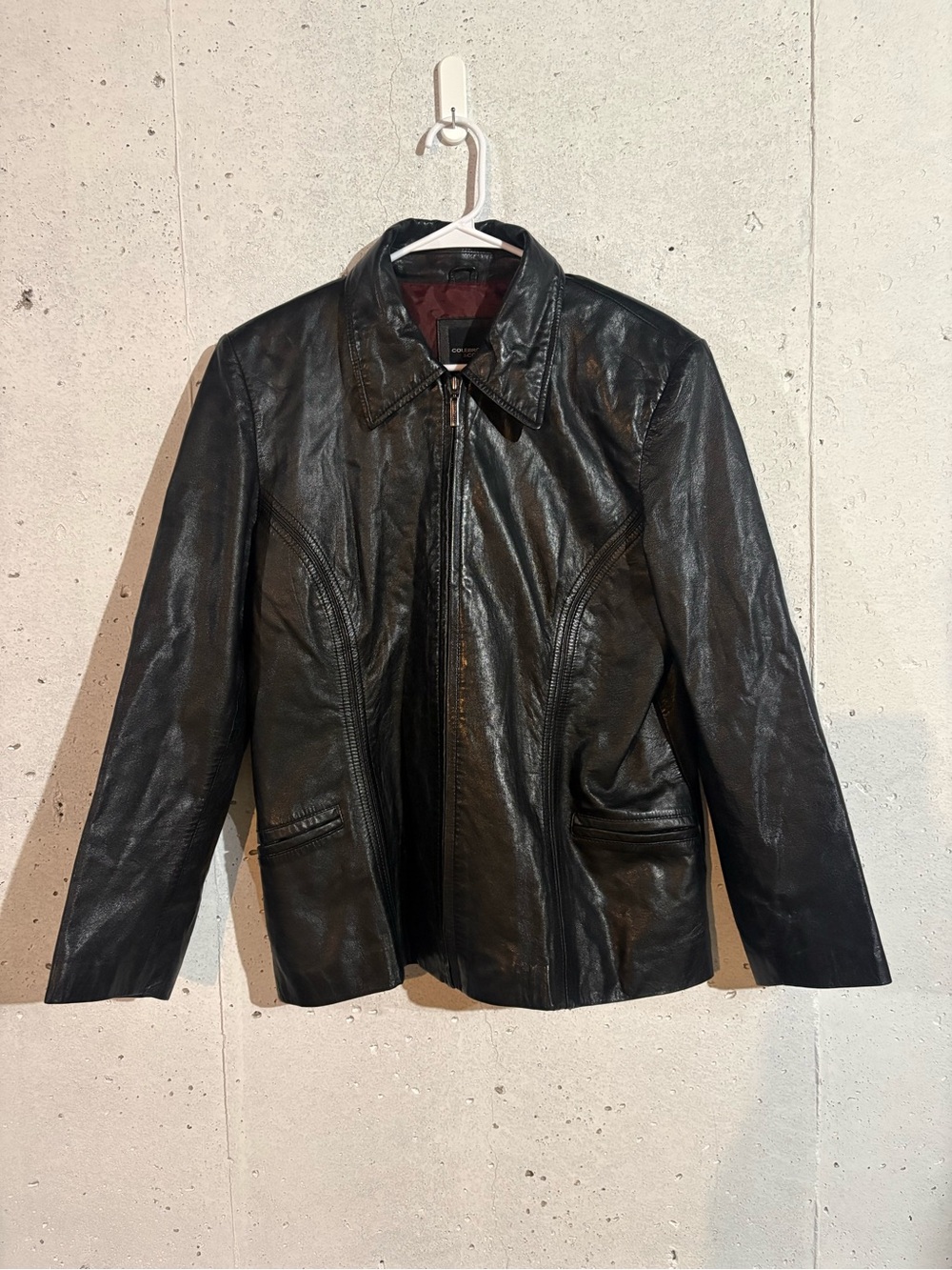 Colebrook & Co Women’s Lined Leather Jacket | Size: Large